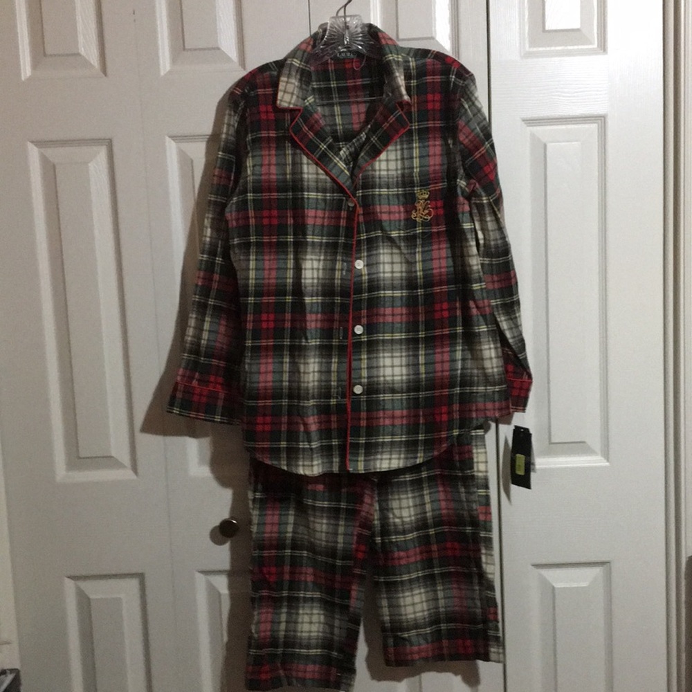 NWT Ralph Lauren Flannel PJ Set